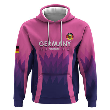 Custom Germany Football Hoodie 2024 Nationalelf - Pink Version LT14
