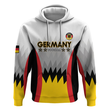 Custom Germany Football Hoodie 2024 Nationalelf - White Version LT14