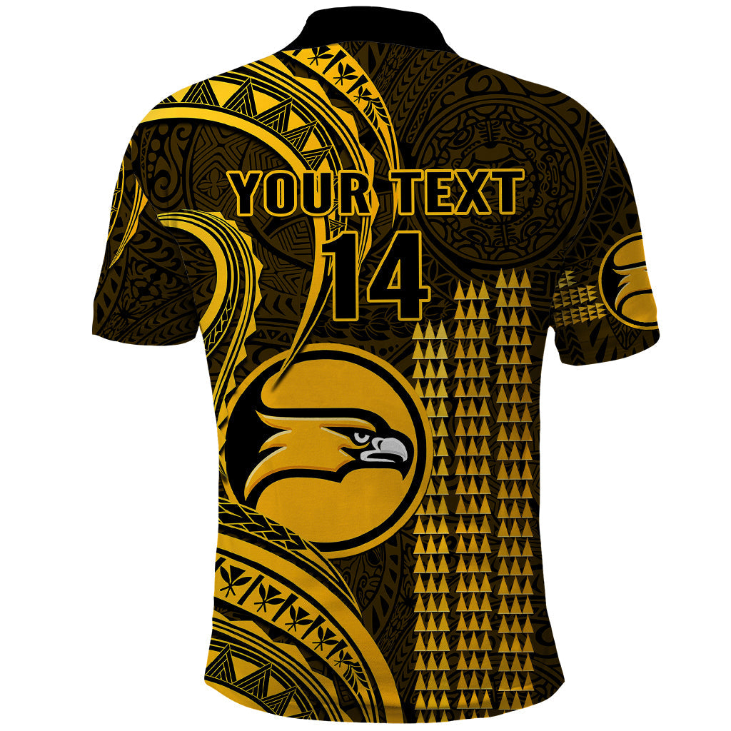 Personalised Hawaii Nanakuli High And Intermediate School Polo Shirt Polynesian Kakau Pattern LT14