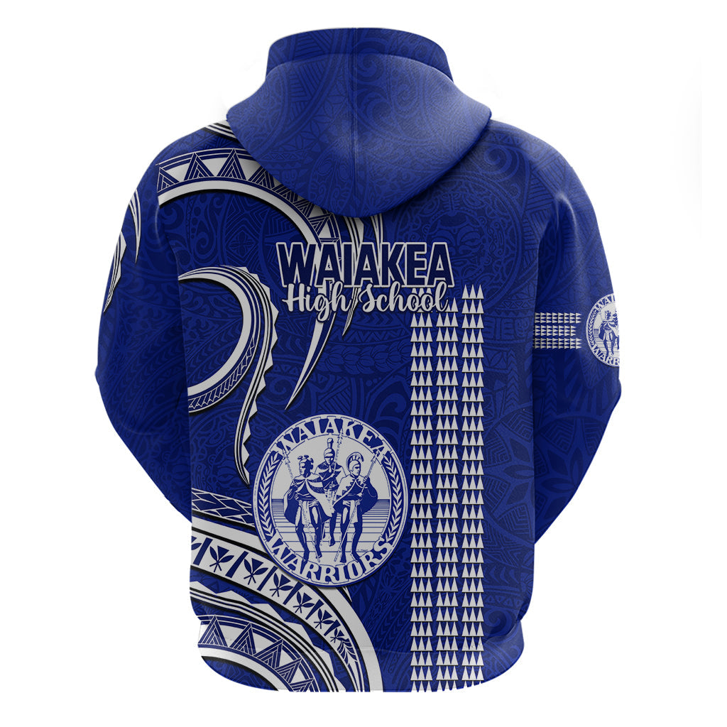 Hawaii Waiakea High School Hoodie Polynesian Kakau Pattern LT14