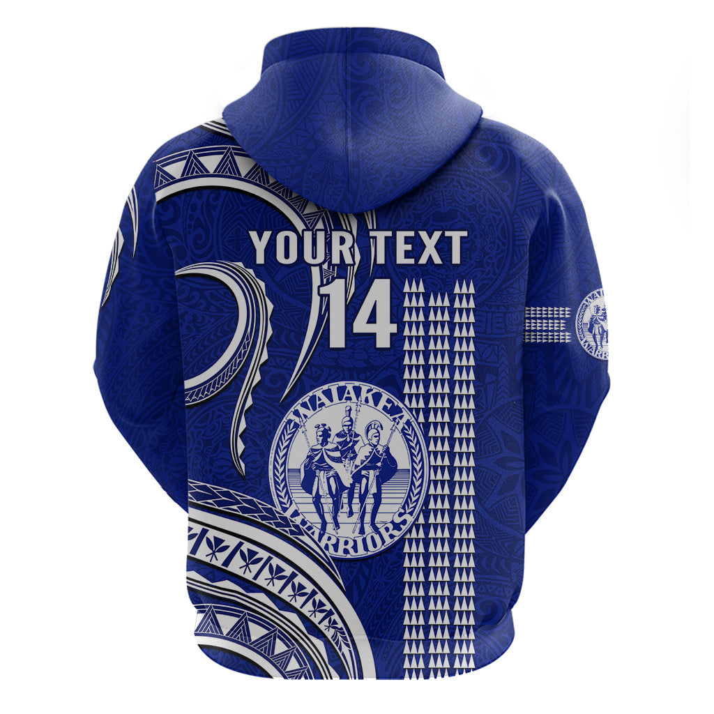 Personalised Hawaii Waiakea High School Hoodie Polynesian Kakau Pattern LT14