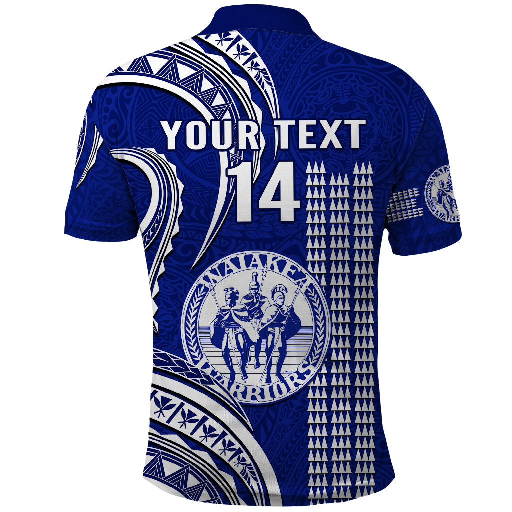 Personalised Hawaii Waiakea High School Polo Shirt Polynesian Kakau Pattern LT14