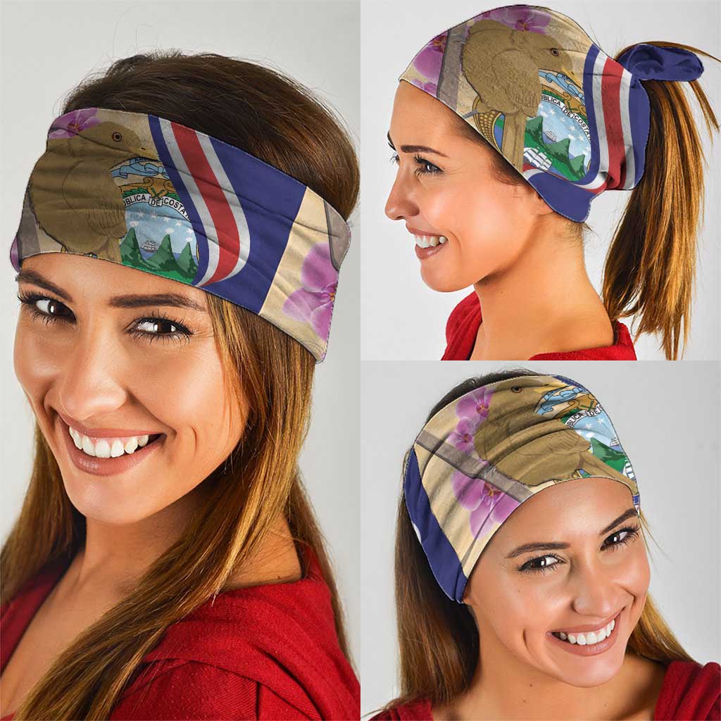 Costa Rica Independence Day Neck Gaiter 506 Proud Yiguirro With Orchid LT14