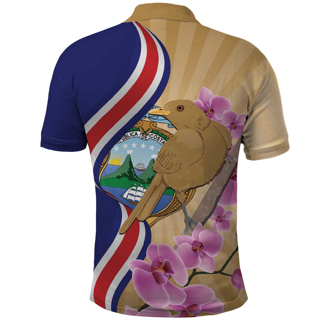 Costa Rica Independence Day Polo Shirt 506 Proud Yiguirro With Orchid LT14