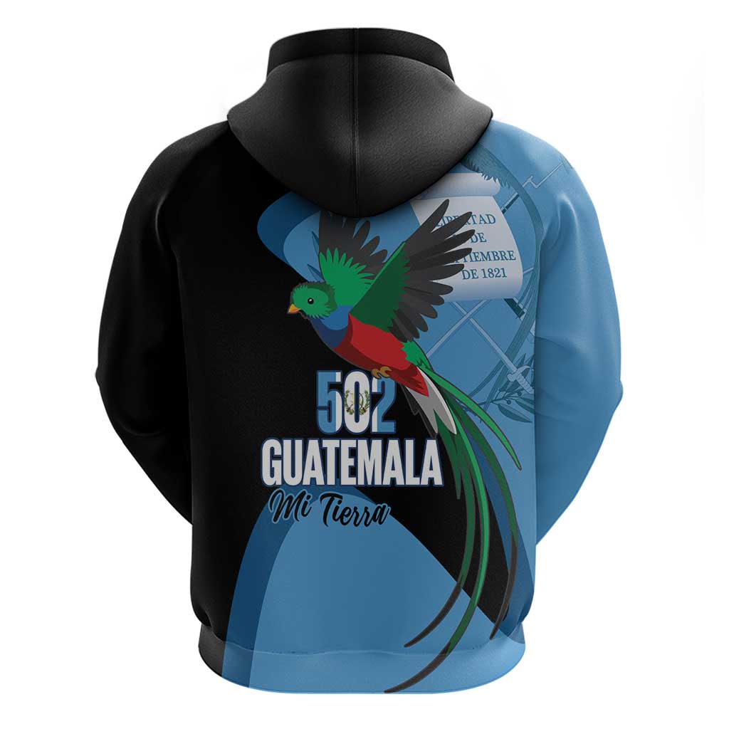 Guatemala Independence Day Hoodie 502 Mi Tierra Resplendent Quetzal LT14