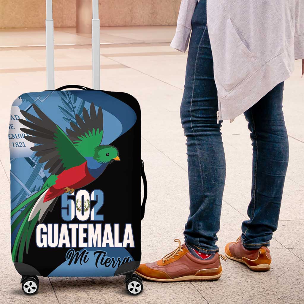 Guatemala Independence Day Luggage Cover 502 Mi Tierra Resplendent Quetzal LT14