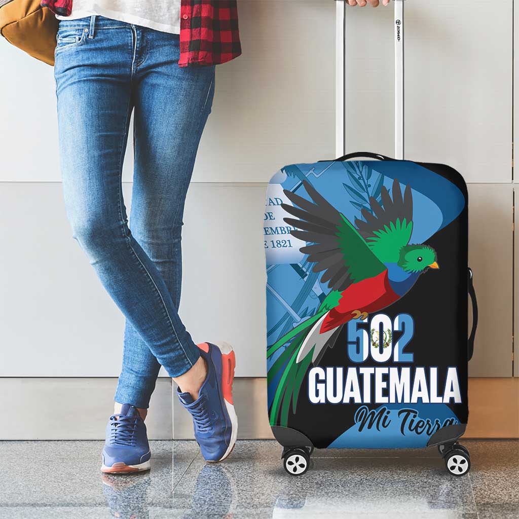 Guatemala Independence Day Luggage Cover 502 Mi Tierra Resplendent Quetzal LT14