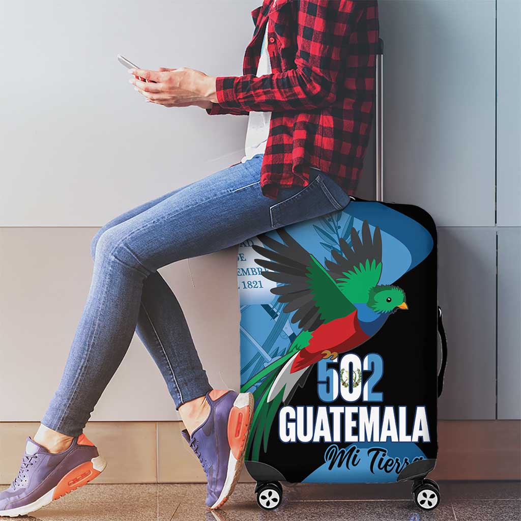 Guatemala Independence Day Luggage Cover 502 Mi Tierra Resplendent Quetzal LT14