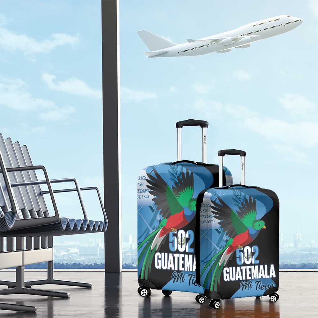 Guatemala Independence Day Luggage Cover 502 Mi Tierra Resplendent Quetzal LT14