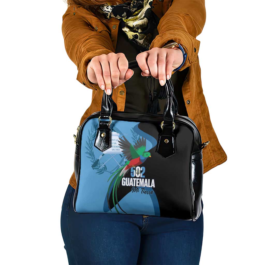 Guatemala Independence Day Shoulder Handbag 502 Mi Tierra Resplendent Quetzal LT14