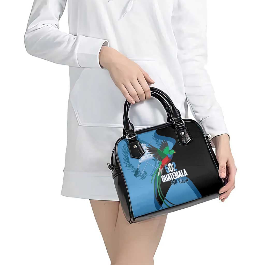 Guatemala Independence Day Shoulder Handbag 502 Mi Tierra Resplendent Quetzal LT14