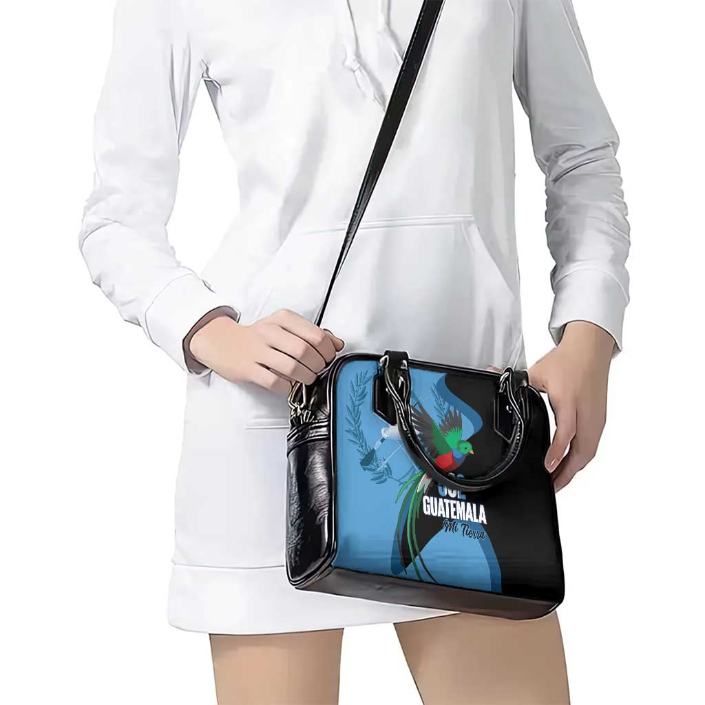Guatemala Independence Day Shoulder Handbag 502 Mi Tierra Resplendent Quetzal LT14