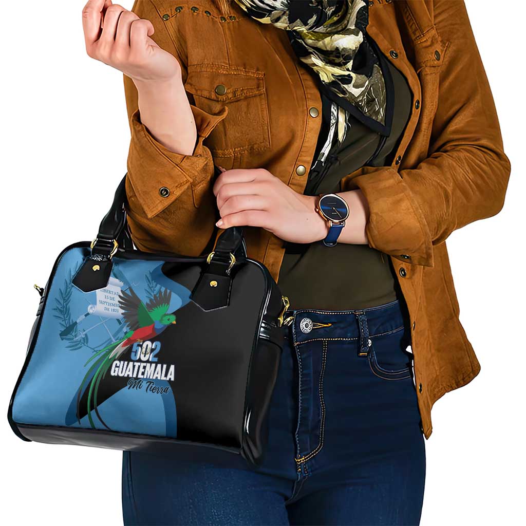 Guatemala Independence Day Shoulder Handbag 502 Mi Tierra Resplendent Quetzal LT14
