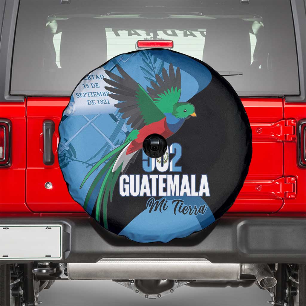 Guatemala Independence Day Spare Tire Cover 502 Mi Tierra Resplendent Quetzal LT14