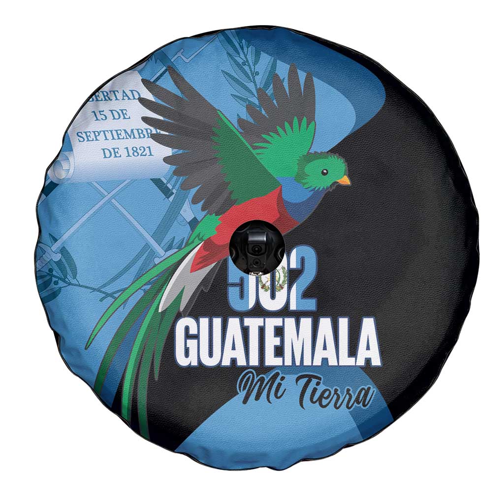 Guatemala Independence Day Spare Tire Cover 502 Mi Tierra Resplendent Quetzal LT14