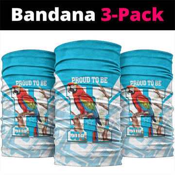 Honduras Independence Day Neck Gaiter 504 Proud Scarlet Macaw LT14