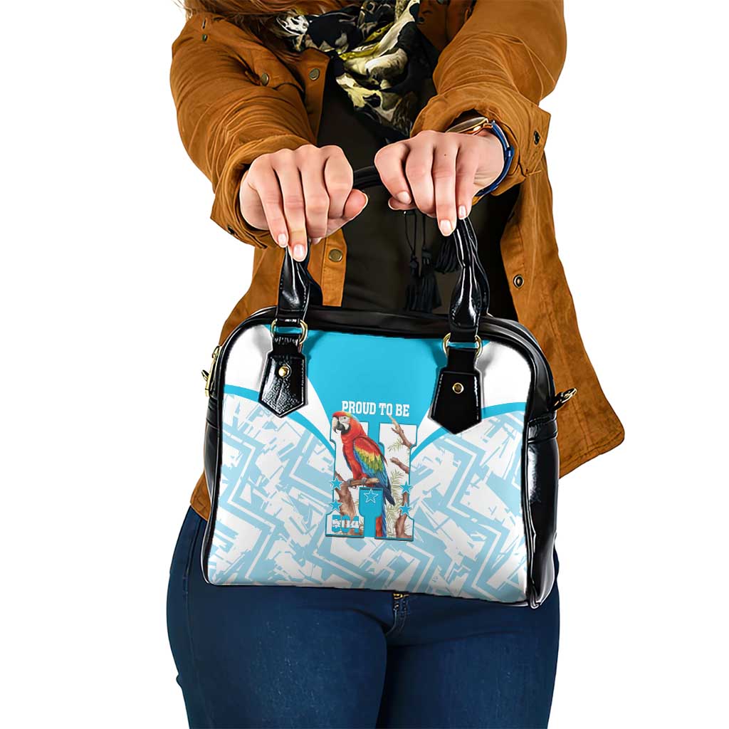 Honduras Independence Day Shoulder Handbag 504 Proud Scarlet Macaw LT14