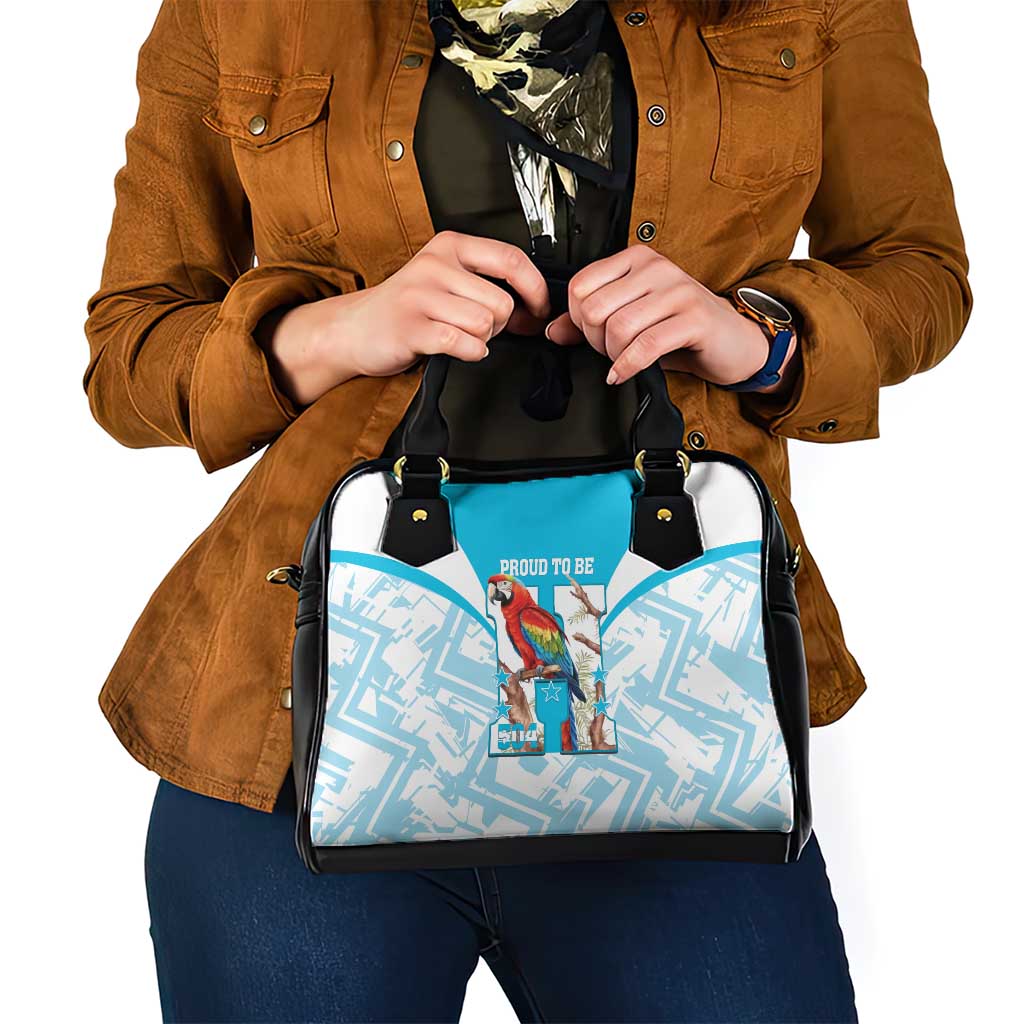 Honduras Independence Day Shoulder Handbag 504 Proud Scarlet Macaw LT14