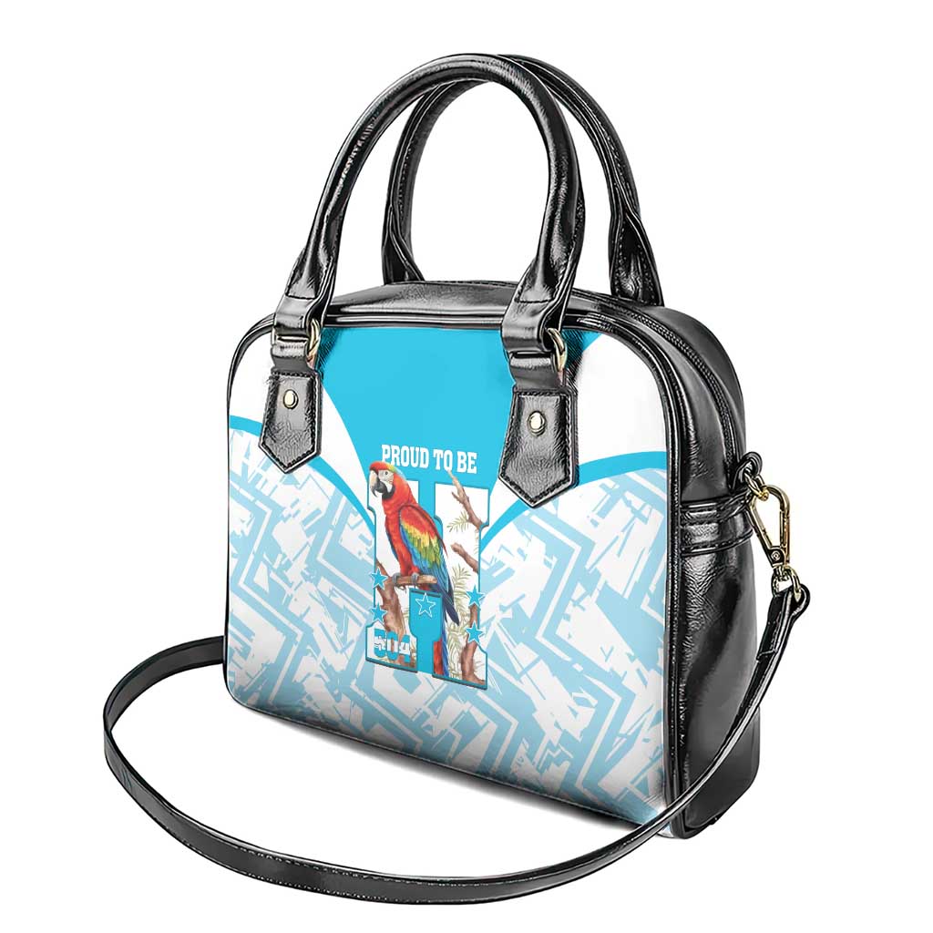 Honduras Independence Day Shoulder Handbag 504 Proud Scarlet Macaw LT14