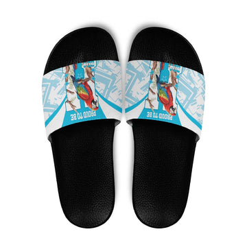 Honduras Independence Day Slide Sandals 504 Proud Scarlet Macaw LT14