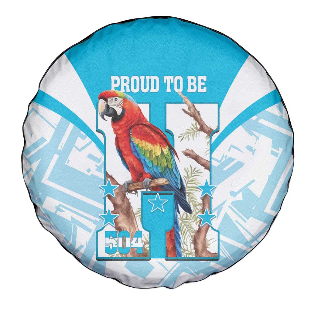 Honduras Independence Day Spare Tire Cover 504 Proud Scarlet Macaw LT14