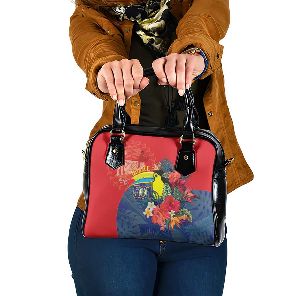 Belize Independence Day Shoulder Handbag 501 Proud Keel Billed Toucan Tropical LT14