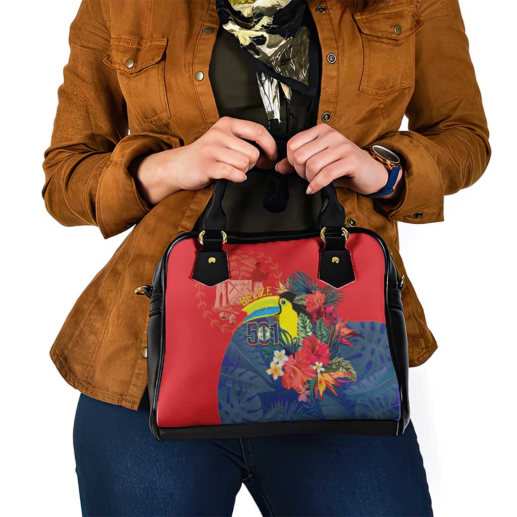 Belize Independence Day Shoulder Handbag 501 Proud Keel Billed Toucan Tropical LT14
