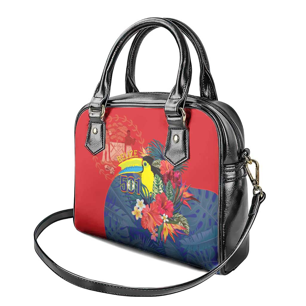 Belize Independence Day Shoulder Handbag 501 Proud Keel Billed Toucan Tropical LT14