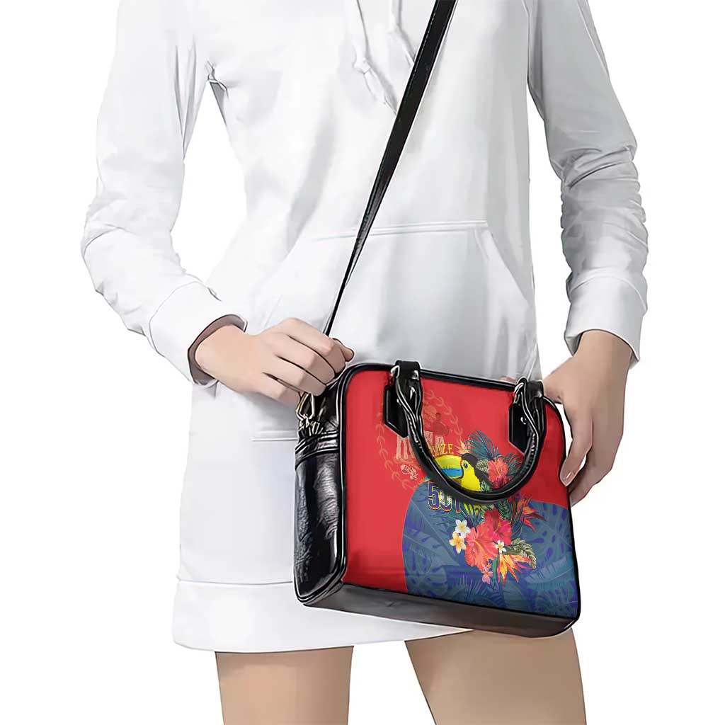 Belize Independence Day Shoulder Handbag 501 Proud Keel Billed Toucan Tropical LT14