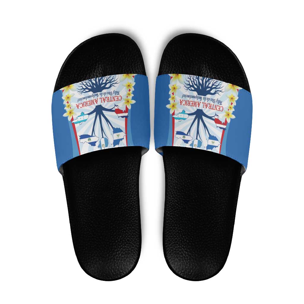 Central America Independence day Slide Sandals September 15th Together We Grow LT14