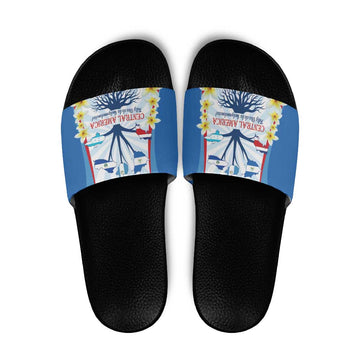 Central America Independence day Slide Sandals September 15th Together We Grow LT14