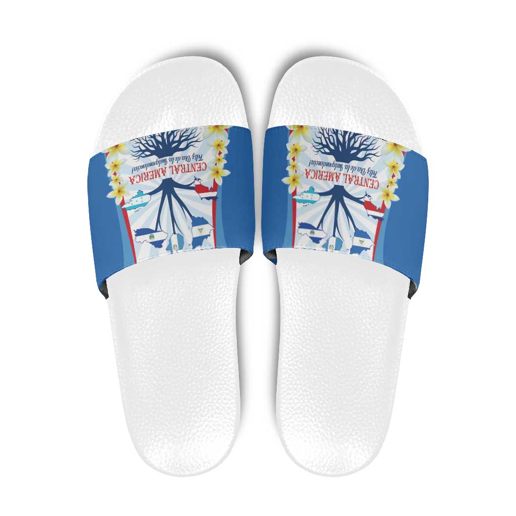 Central America Independence day Slide Sandals September 15th Together We Grow LT14