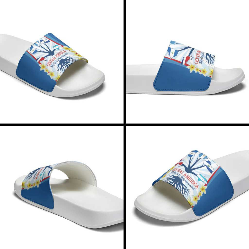 Central America Independence day Slide Sandals September 15th Together We Grow LT14