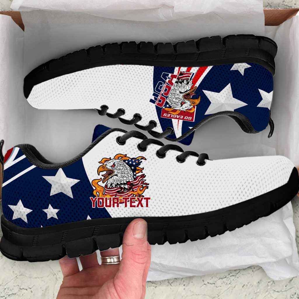 Personalized USA Rugby Sevens Sneakers Go Eagles Flag Style LT14