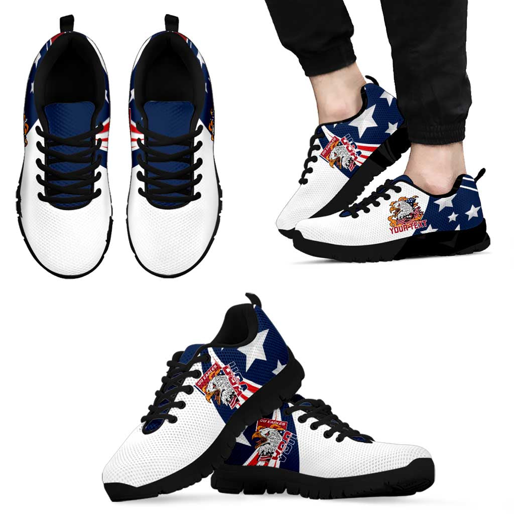 Personalized USA Rugby Sevens Sneakers Go Eagles Flag Style LT14