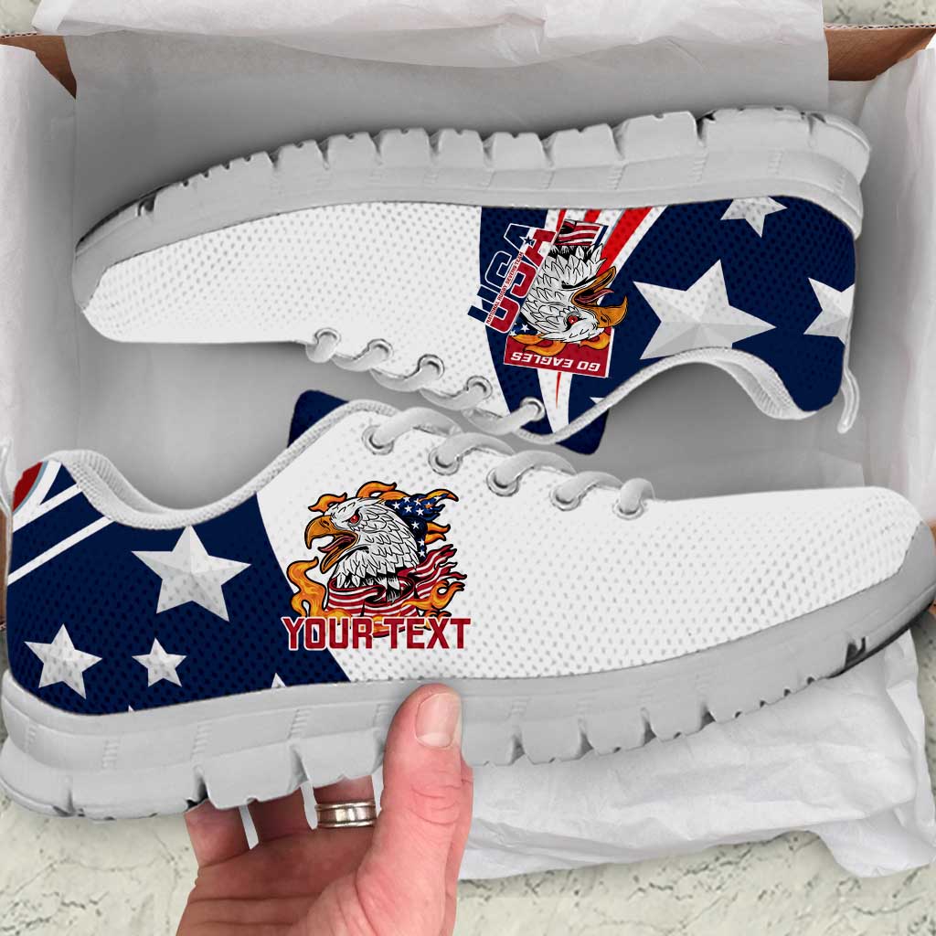 Personalized USA Rugby Sevens Sneakers Go Eagles Flag Style LT14