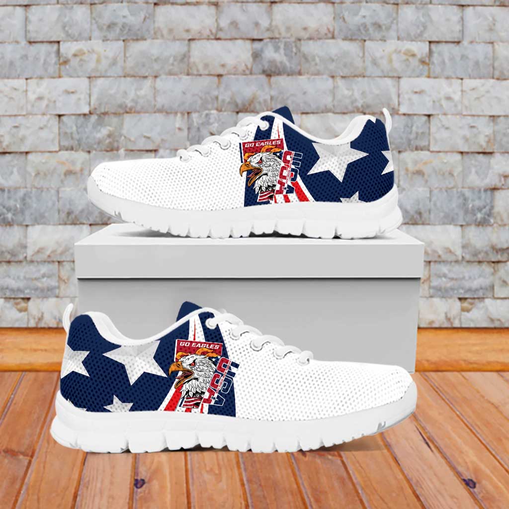 Personalized USA Rugby Sevens Sneakers Go Eagles Flag Style LT14
