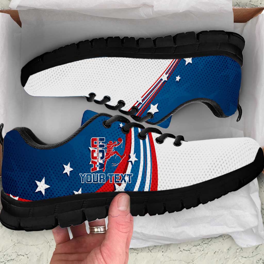 Personalized USA Basketball Sneakers 2024 Go Dream Team Curve Style LT14