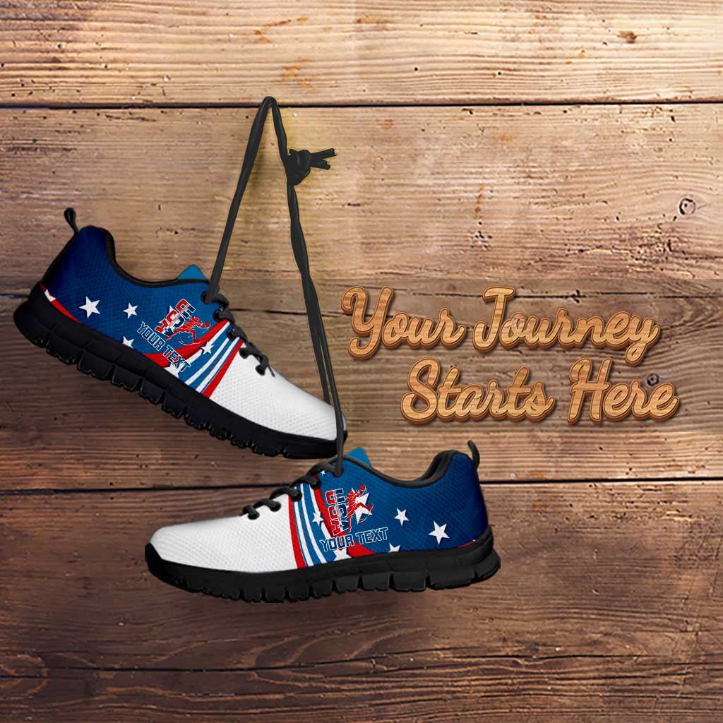 Personalized USA Basketball Sneakers 2024 Go Dream Team Curve Style LT14