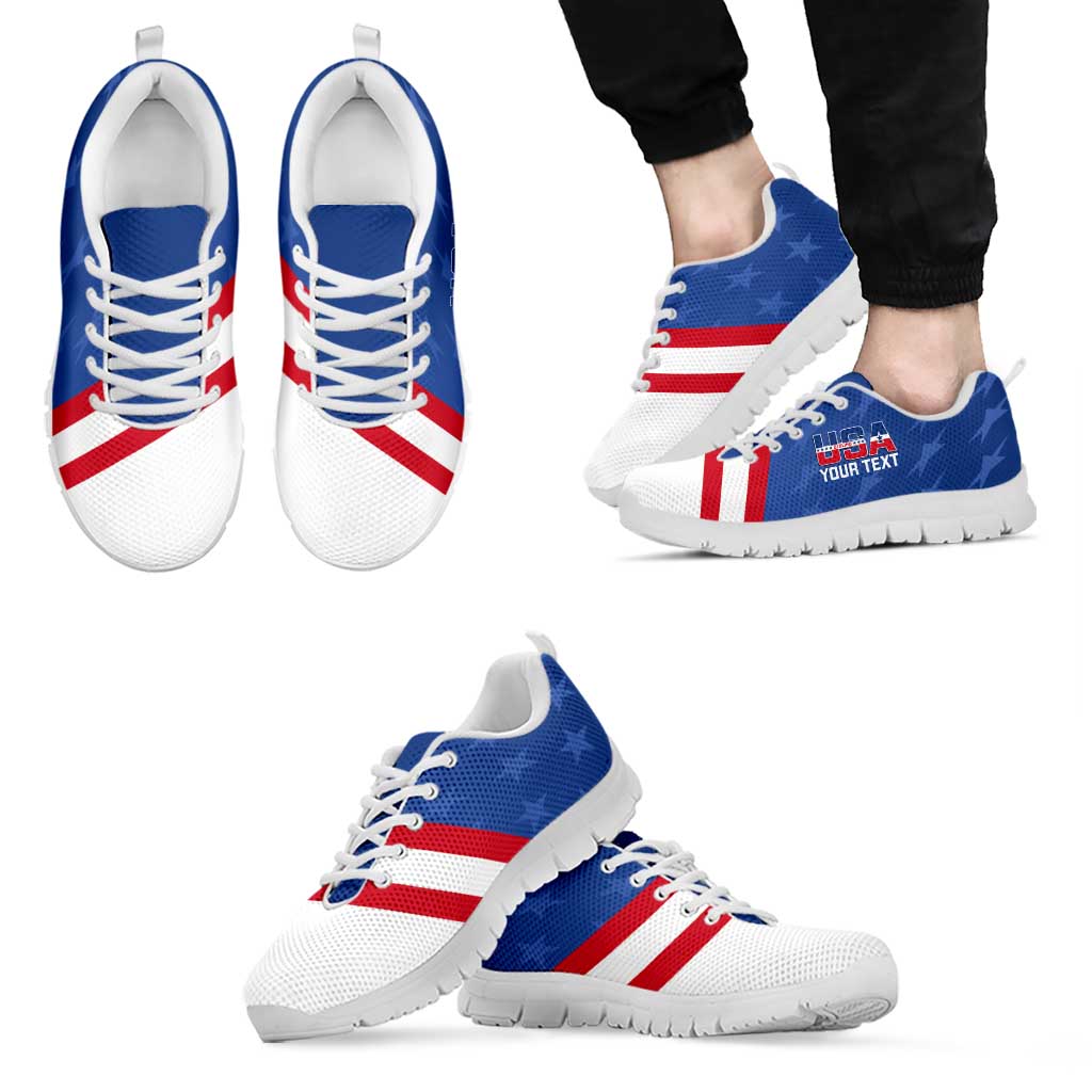 Personalized USA Cycling Sneakers United States Bike Racing Lover LT14