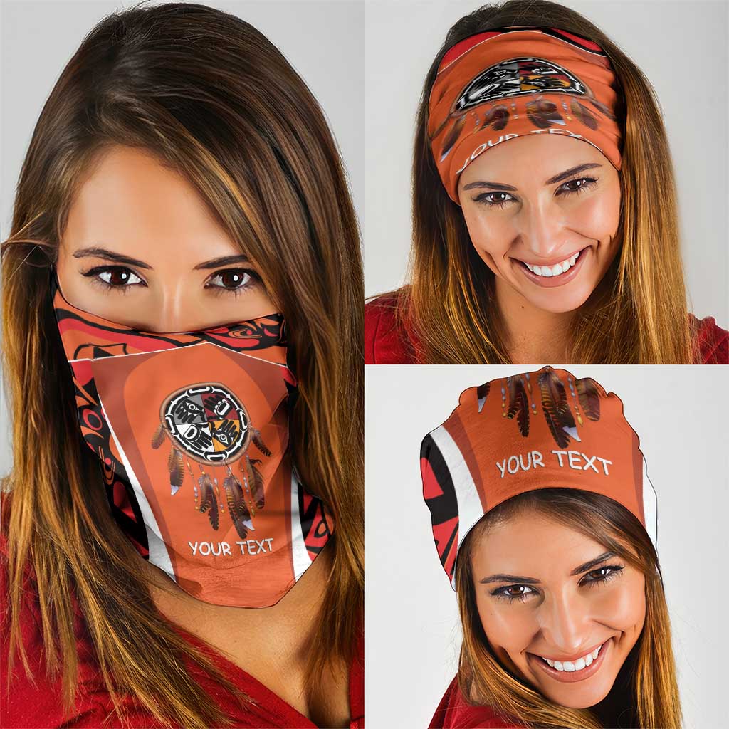 Personalized Orange Day Canada Neck Gaiter Honouring The Children Haida Pattern LT14