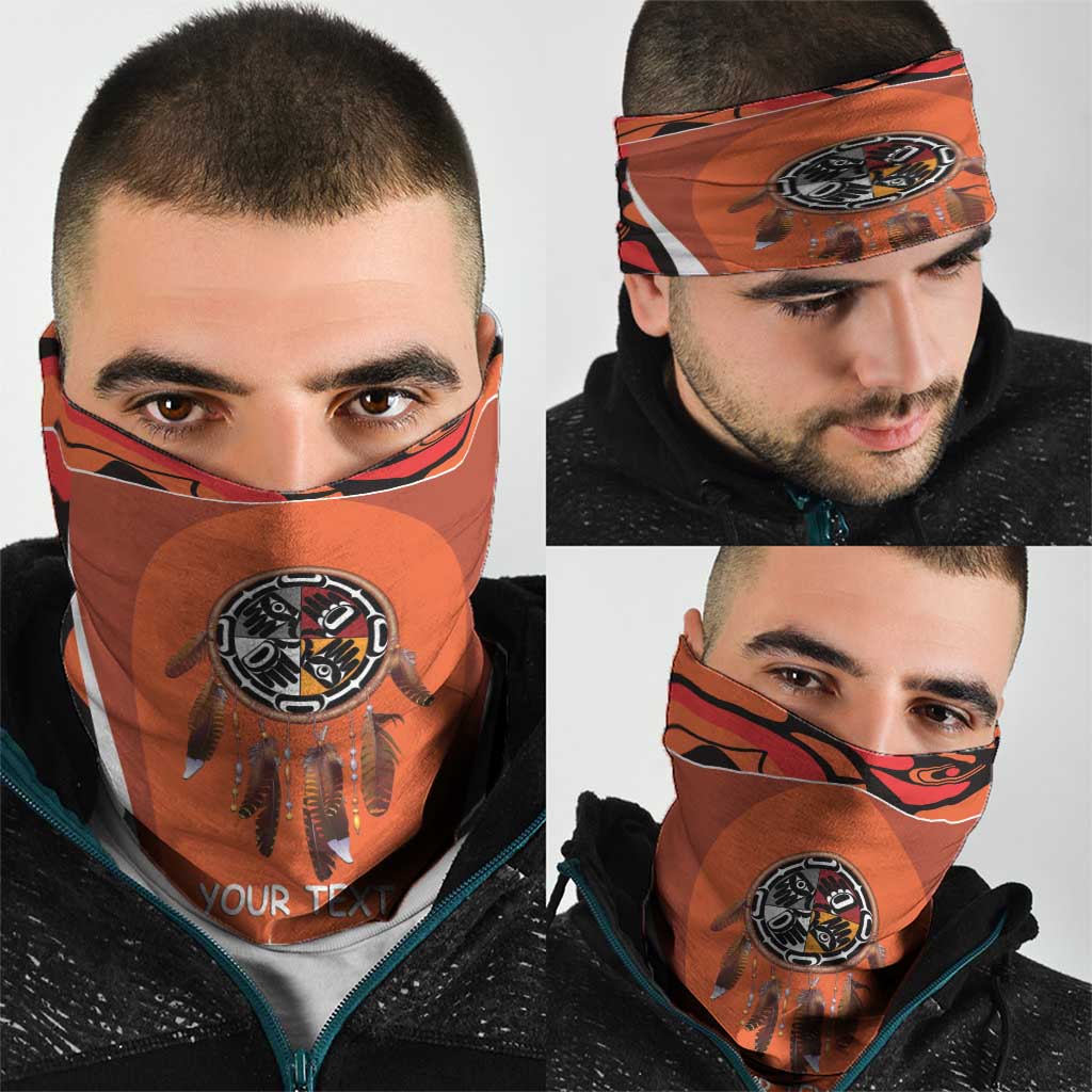 Personalized Orange Day Canada Neck Gaiter Honouring The Children Haida Pattern LT14