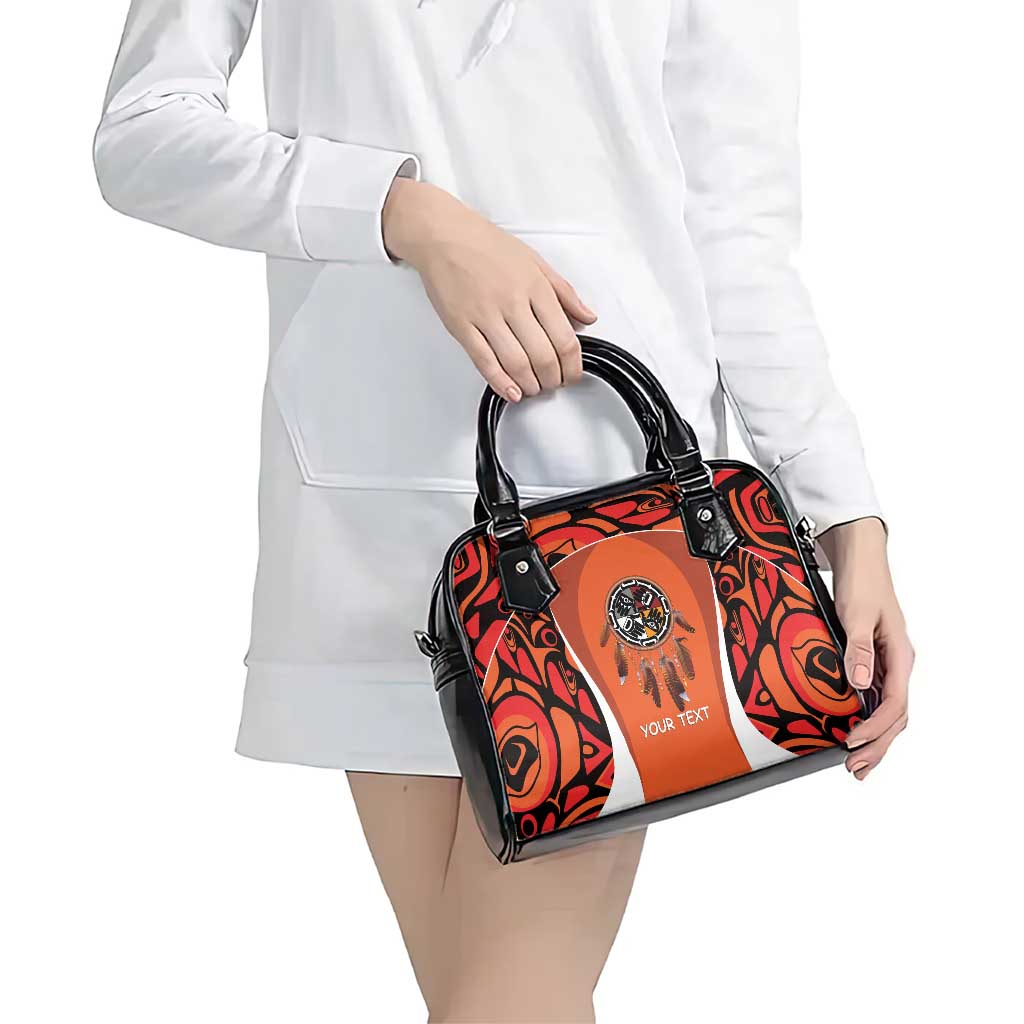 Personalized Orange Day Canada Shoulder Handbag Honouring The Children Haida Pattern LT14