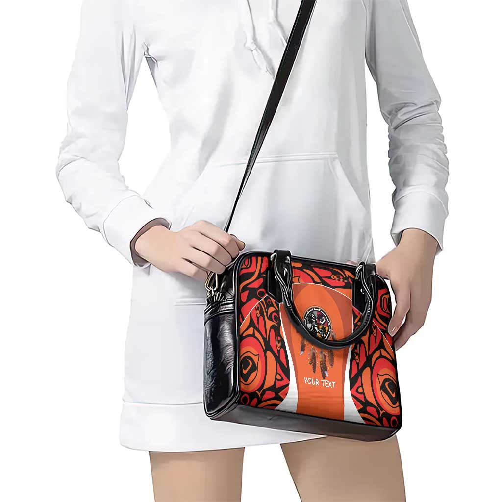 Personalized Orange Day Canada Shoulder Handbag Honouring The Children Haida Pattern LT14