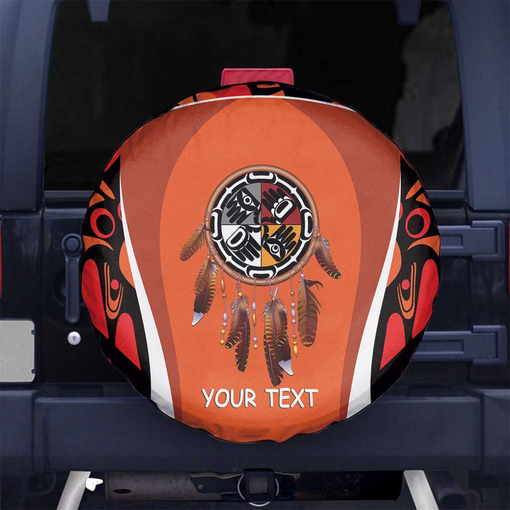 Personalized Orange Day Canada Spare Tire Cover Honouring The Children Haida Pattern LT14