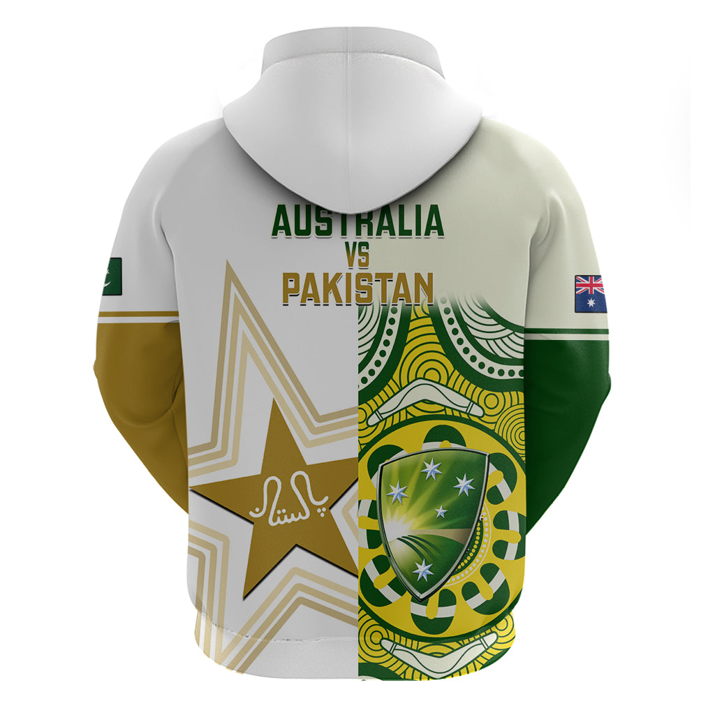 Australia And Pakistan Cricket Hoodie Boxing Day 2023 Test Aussie With Shaheens LT14