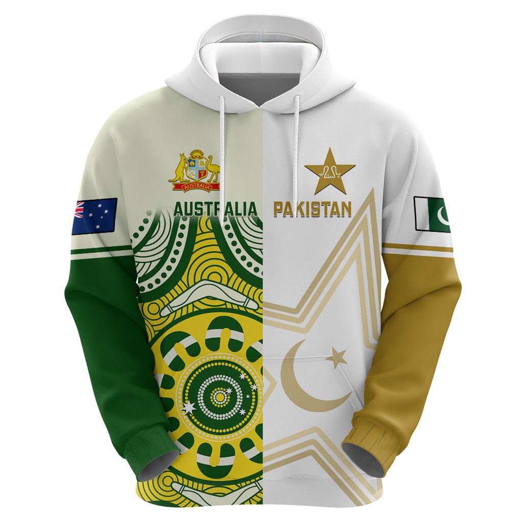 Australia And Pakistan Cricket Hoodie Boxing Day 2023 Test Aussie With Shaheens LT14