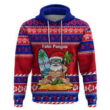 Custom Guam Christmas Hoodie Guaman Santas Felis Pasgua LT14