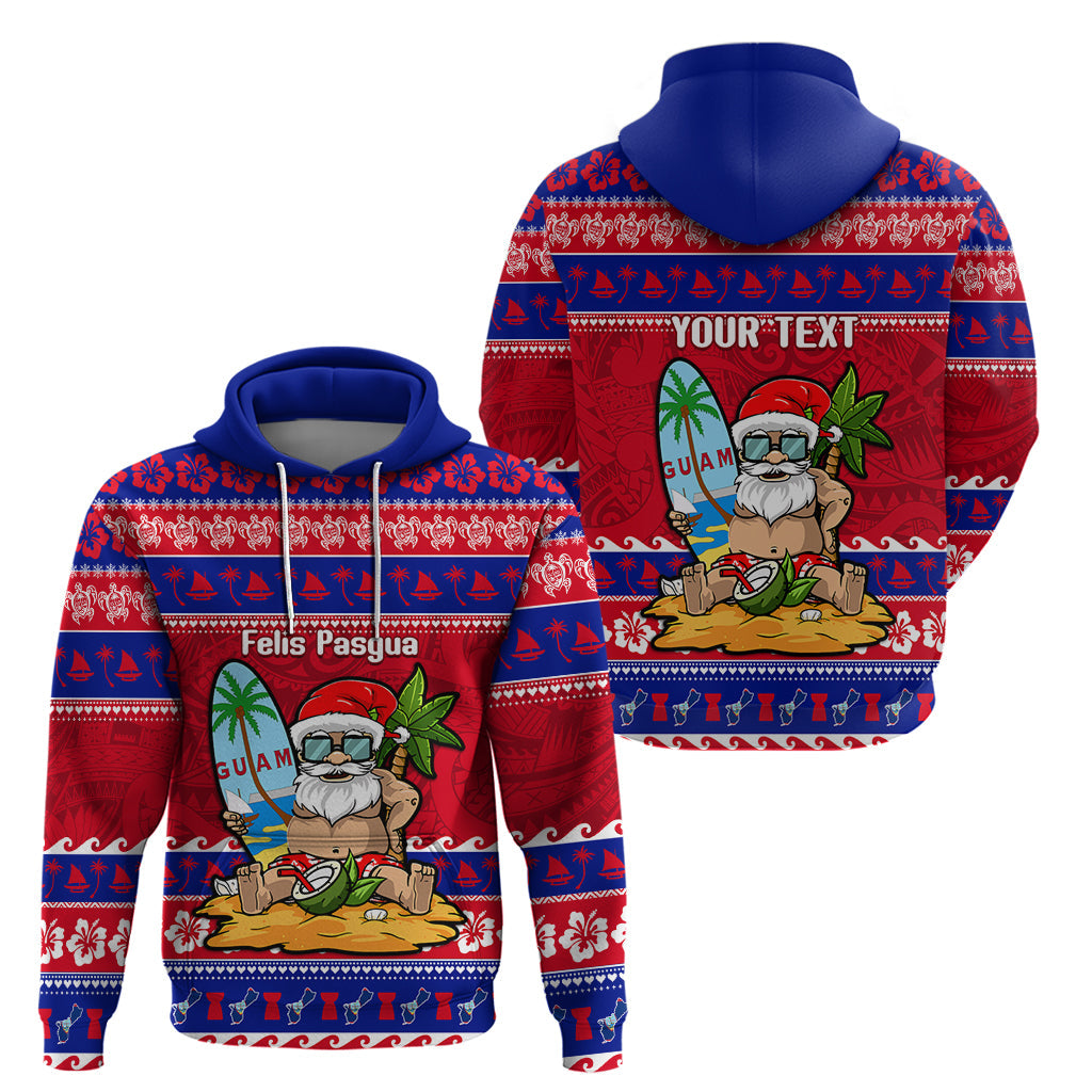 Custom Guam Christmas Hoodie Guaman Santas Felis Pasgua LT14