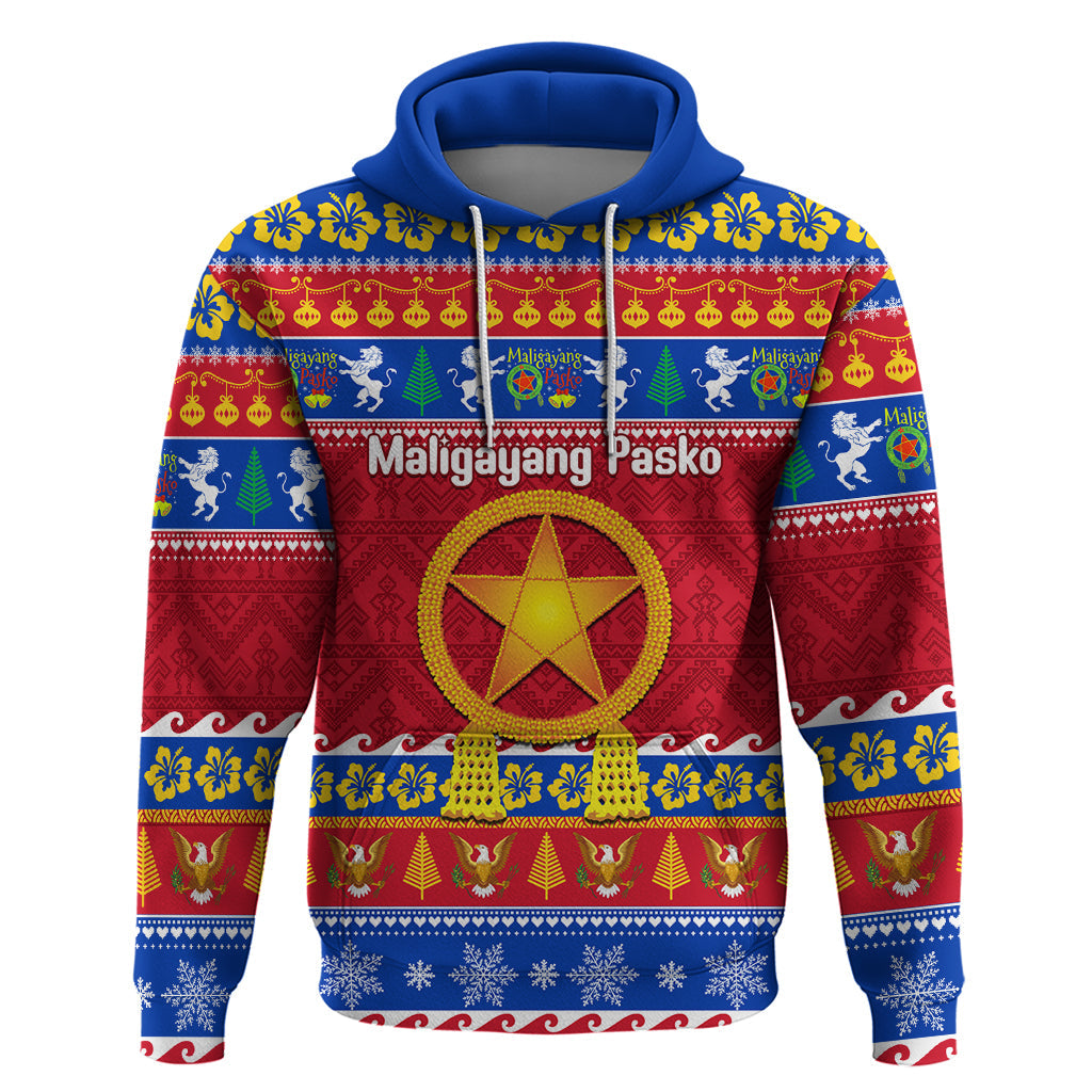 Custom Philippines Christmas Hoodie Filipino Parol Maligayang Pasko LT14